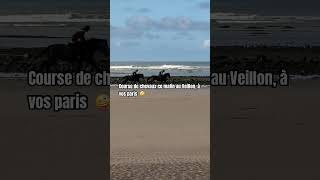 Course de chevaux sur la plage du Veillon [upl. by Tiffi517]