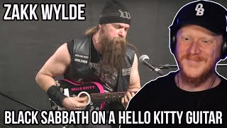 Zakk Wylde Plays Black Sabbath REACTION  OFFICE BLOKE DAVE [upl. by Nohpets]