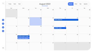 React Calendar Project  React Js  Cool Programming Projects [upl. by New87]