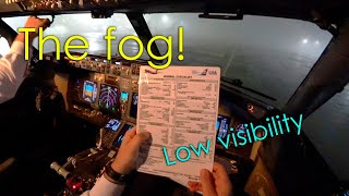 A Day as a Pilot  Flight to Dubai  Part 1  Take off in Fog [upl. by Zeret]