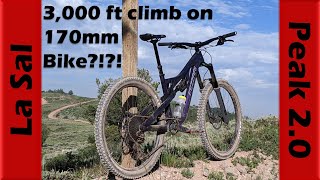 170mm Enduro Bike vs 3000 ft Climb amp Tight Sketchy Descent Fezzari La Sal Peak 20 [upl. by Aivek]