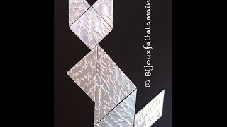 DIY canettes Comment faire un puzzle TANGRAM aimanté [upl. by Norrek]