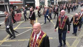 ABOD Belfast amp District Amalgamated Committee Remembrance Parade  Belfast  Saturday 091124 4K [upl. by Alain963]