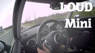 Mini One R50 LOUD Exhaust Sound GoPro [upl. by Jun]