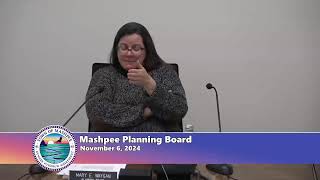 Mashpee Planning Board  11062024 [upl. by Hsara]