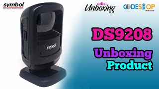 UNBOXING  Scanner Barcode SYMBOL DS9208 [upl. by Fortin]