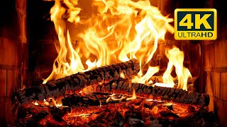 🔥 Cozy Fireplace 4K 12 HOURS Fireplace with Crackling Fire Sounds Crackling Fireplace 4K [upl. by Lekym81]