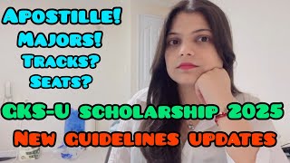 GKSU new guidelines  new updates  deadline  apostile gks gksscholarship [upl. by Cathy]