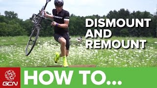 How To Dismount And Remount With Sven Nys  Cyclocross Skills [upl. by Ylus]