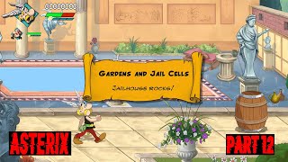 Asterix amp Obelix Slap Them All 2Level 12 Gardens And Jail Cells1080P WalkthroughAsterix [upl. by Ididn]