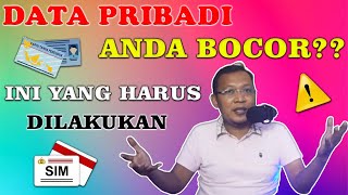 YANG HARUS DILAKUKAN JIKA DATA PRIBADI BOCOR  Agar Terhindar dari Modus Penipuan [upl. by Nosidda328]