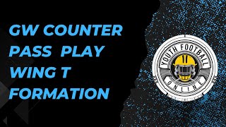 Wing T Formation Counter Pass Play part 4 [upl. by Acsisnarf]