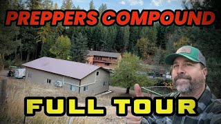 Full Prepper Homestead Tour Preppers Workshop  Food Pantry  Garden  Chicken Coop amp More [upl. by Isewk424]