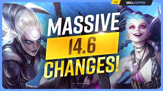 NEW PATCH 146 CHANGES MASSIVE UPDATE  League of Legends [upl. by Rramel]