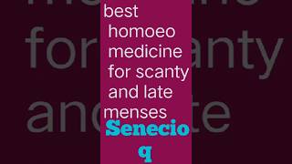 Homoeopathic medicine for scanty menses [upl. by Schweiker]