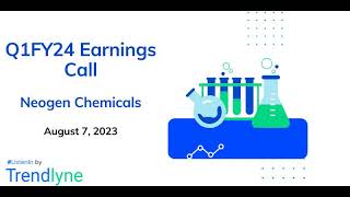 Neogen Chemicals Earnings Call for Q1FY24 [upl. by Presber]