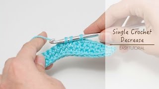 How To Single Crochet Decrease [upl. by Selena]