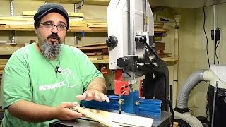 511 Resawing on the bandsaw [upl. by Ecnal]