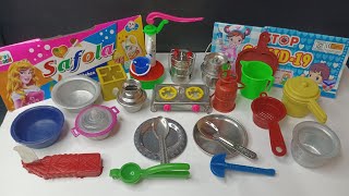 Play with Amazing mini kitchen set MINI CLAY Dolliyon [upl. by Rehctaht]