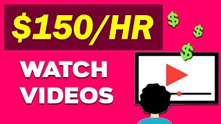 Make 150Hour Just By WATCHING VIDEOS Make Money Online 2024 [upl. by Wende]