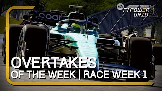 PGR OVERTAKES OF THE WEEK  RACE WEEK 1 [upl. by Reynold]