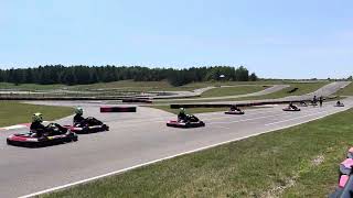 2023625 Tougeca Mosport Karting Event  Group 1 prefinal session [upl. by Novar275]