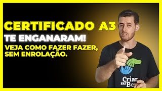 Como fazer o Certificado Digital A3 SISPASS do IBAMA [upl. by Mellitz539]