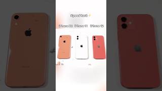 iPhone XR vs iPhone 11 vs iPhone 12 Speed Test ⚡📱 Which One is the Fastestviralvideo shorts [upl. by Amsden]