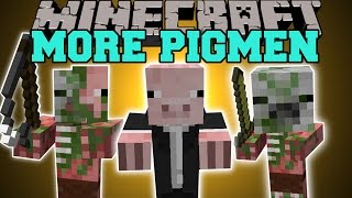 Minecraft MORE ZOMBIE PIGMEN GIANTS VAMPIRES FOOD THIEVES amp MORE Mod Showcase [upl. by Fasano]