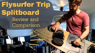 Flysurfer Trip Split Kiteboard Review and Comparison vs Nobile NHP Shinn Slicer [upl. by Nawk]