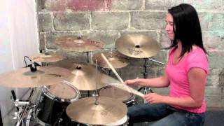 Emmanuelle Caplette on Drum quotContraventionquot Fusion Song Sept 2011 [upl. by Pansir197]