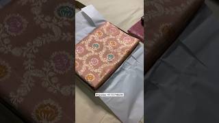 Pure Katan Silk Saree With Price  banarasi saree  JMSHandlooms viral shorts [upl. by Cassi634]