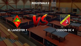 OC CESSON 4  FL LANESTER 1  Régionale 2  Table 1 [upl. by Krysta]