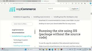 INSTALLING NOPCOMMERCE AS A SOFTWARE ENGINEER [upl. by Jacques]