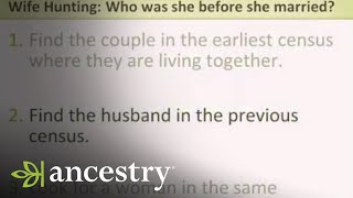 Wife Hunting  5Minute Find  Ancestry [upl. by Alohcin]