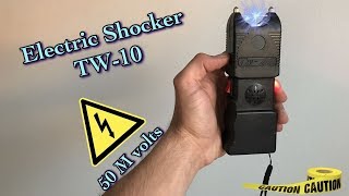 Tw10 Stunt Gun Taser Electric Shocker 50M volts [upl. by Virendra534]