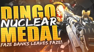 FaZe Banks Leaves FaZe Clan Black Ops 3 Dingo quotLMGquot Nuclear [upl. by Acinnad575]