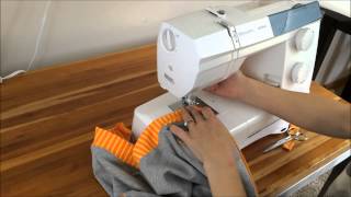 Sewing a zipper on a sweatshirt with Brindille amp Twig [upl. by Ahslek493]