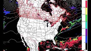 North America Waterspout Forecast valid 2 am EDT November 7 to 8 pm EDT November 8 2024 [upl. by Lertnom]