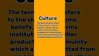 what is culture Definition of Culture sociology [upl. by Dahsar]