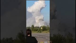 Russian Ammo Depot Hit HARD in Voronezh Russia [upl. by Ayetal]