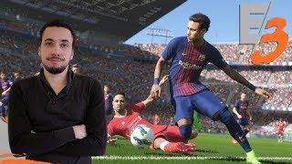 PES 2018  Le jeu de foot de lannée  E3 2017 [upl. by Enriqueta970]