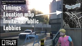 How to find Crime Scene locations  Random Event in Inviteonly amp Public Lobbies GTA Online [upl. by Flore]