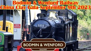 Bodmin amp Wenford Railway China Clay Gala  9th September 2023 [upl. by Ruberta]