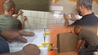 4 Types of DIY Bathroom Wall Tile Installations You Will LOVE [upl. by Stelu]