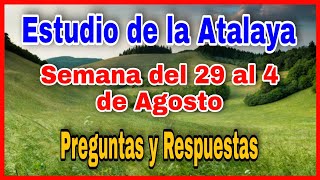 JW Estudio de la Atalaya de esta semana 294 Agosto ✅ CÓMO BUSCAR UNA PERSONA ADECUADA PARA CASARTE [upl. by Katherina]