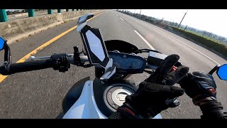 Yamaha MT07 Top Speed Test  full throttle run [upl. by Giulio]