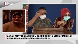 dr Erlina Burhan Banyak Masyarakat Belum Tahu COVID19 Sangat Menular  iNews Sore 1704 [upl. by Ahsemo]