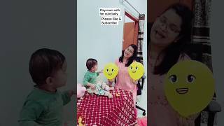 Mom is playing with her cut baby Aa Aa dami cosita😂🌹🐥 funny comedy viralclip [upl. by Ham]