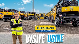 VISITE DE L’USINE DE MOISSONNEUSE NEW HOLLAND [upl. by Iand]